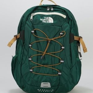 iso tnf north face classic borealis night green british khaki backpack